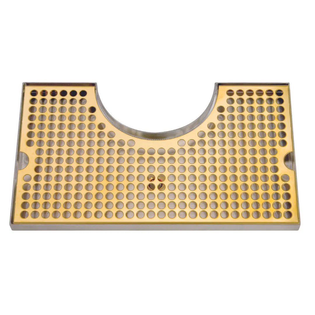 Micro Matic DP-1020DSSPVD Drip Tray Trough, Surface Mount, 14"W X 8"D