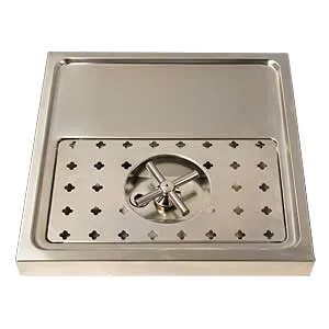 Micro Matic DP-1604 Platform Drip Tray, Surface Mount, 15-3/4"W X 15-3/4"D