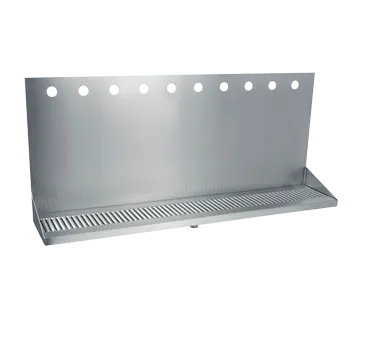 Micro Matic DP-332ELD-10-3 Drip Tray Trough, Wall Mount, 36"W X 6-3/8"D X 14"H