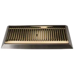 Micro Matic DP-420LDSSPVD Drip Tray Trough, Surface Mount, 16"W X 6-1/2"D