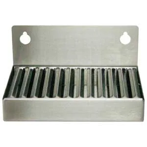 Micro Matic DP-6X4 Refrigerator Drip Tray Trough, Wall Mount with Keyholes