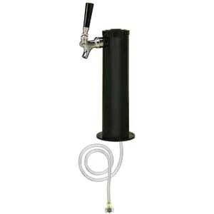 Micro Matic DS-431-211 Beer Tower, Countertop, 3" Dia x 12" H, Air‑Cooled, Chrome Brass Faucet, NSF