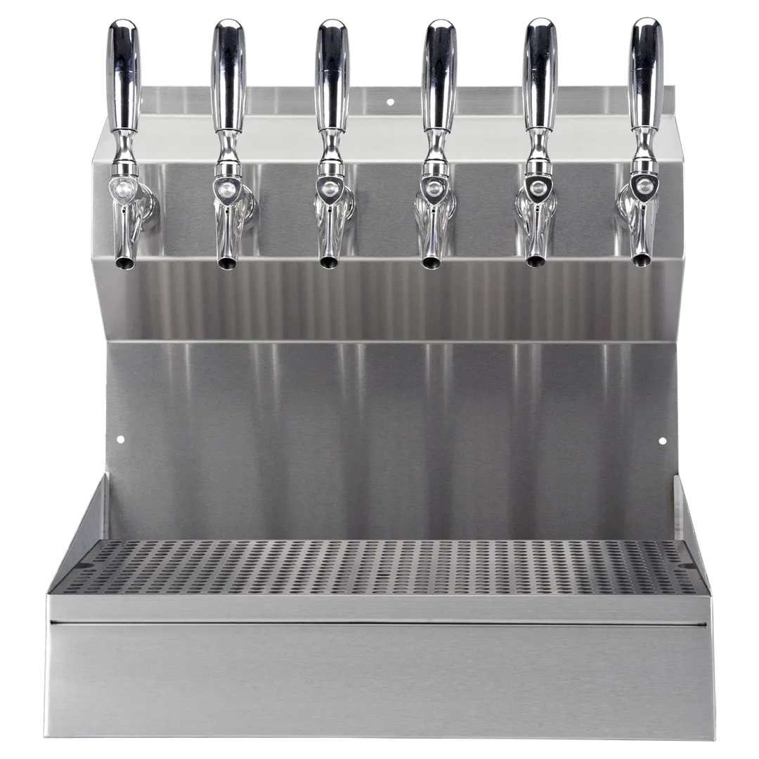 Micro Matic KRONOS-6SSKR Draft Tower, 18" x 20‑1/4", Glycol‑Cooled, Six Steel Faucets, NSF