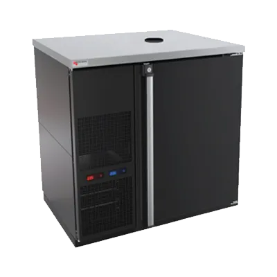 Micro Matic MDD36W-E 36" Keg Cooler, Black Top/Interior, Holds Four 1/6‑Barrel Kegs, 1/6 HP 115V