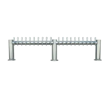 Micro Matic METRO-M-20PSSKR - CT Glycol‑Cooled Draft Tower, 72" x 16", 3‑Col, 20 304 Faucets, Finish