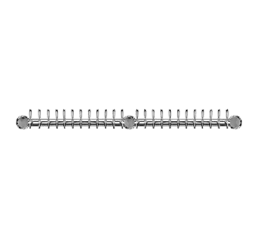 Micro Matic METRO-WM-24PSSKR Wall‑Mount Tower 84"W X 9"D, Glycol‑Cooled, 24 Steel Faucets, 3‑Col NSF