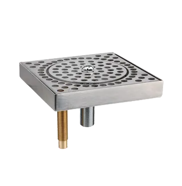 Micro Matic MM-5821 Glass Rinser, Counter Mount, 6-3/8"W X 6-3/8"D X 3/4"H