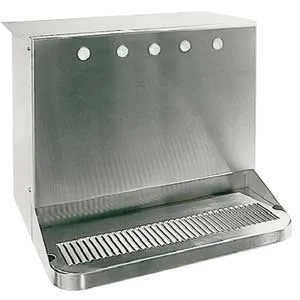 Micro Matic SB520 Draft Beer Dispenser – Underbar 22"x16", Steel, Glycol Cooled, 5‑Hole, 4‑6 Taps