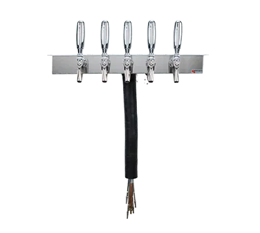 Micro Matic UCM-5-SSKR Tower, Underbar 21-1/2" x 2-1/2", Glycol-Cooled, 5 304 Faucets, 3" OC, Finish