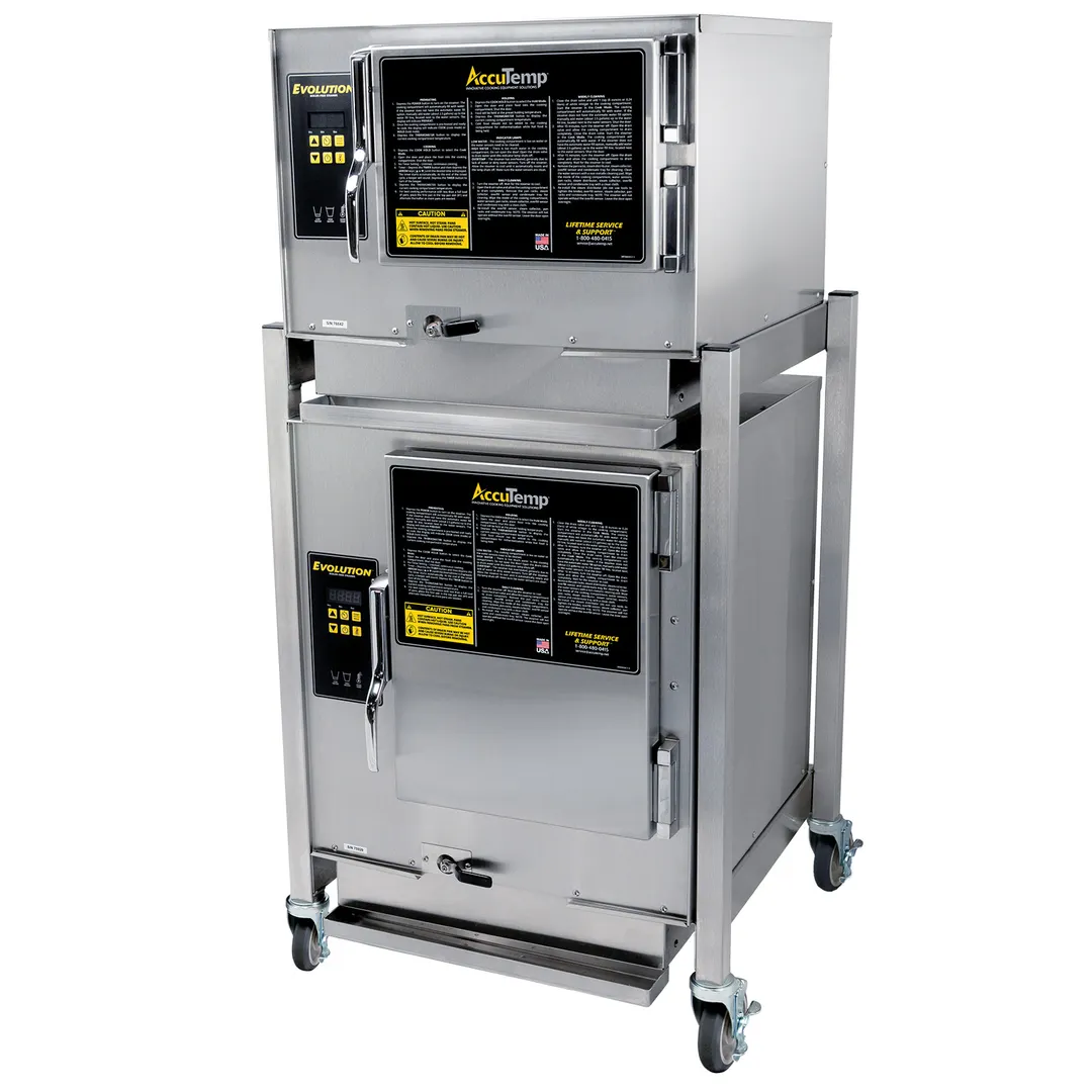 AccuTemp N3/N61201D060 DBL 9 Pan Double Gas Boilerless Convection Steamer, Connectionless