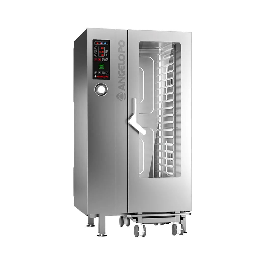 Angelo PO FX201E2 Full Size 20 Pan Electric Combi Oven w/ Programmable Controls, Boilerless, 208/240V