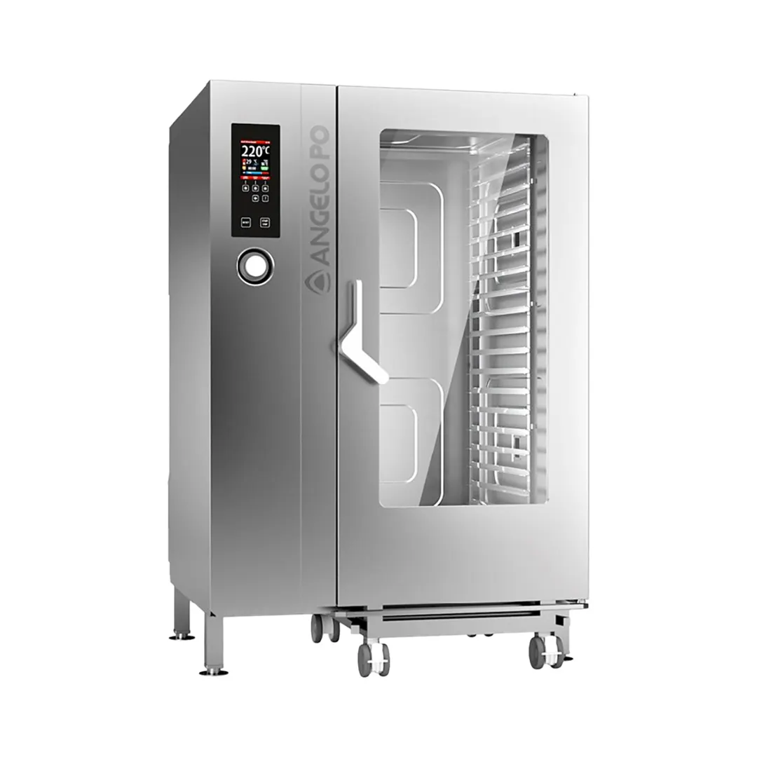 Angelo PO FX202E3 Full Size 20 Pan Electric Combi Oven w/ Programmable Controls, Boilerless, 208/240V