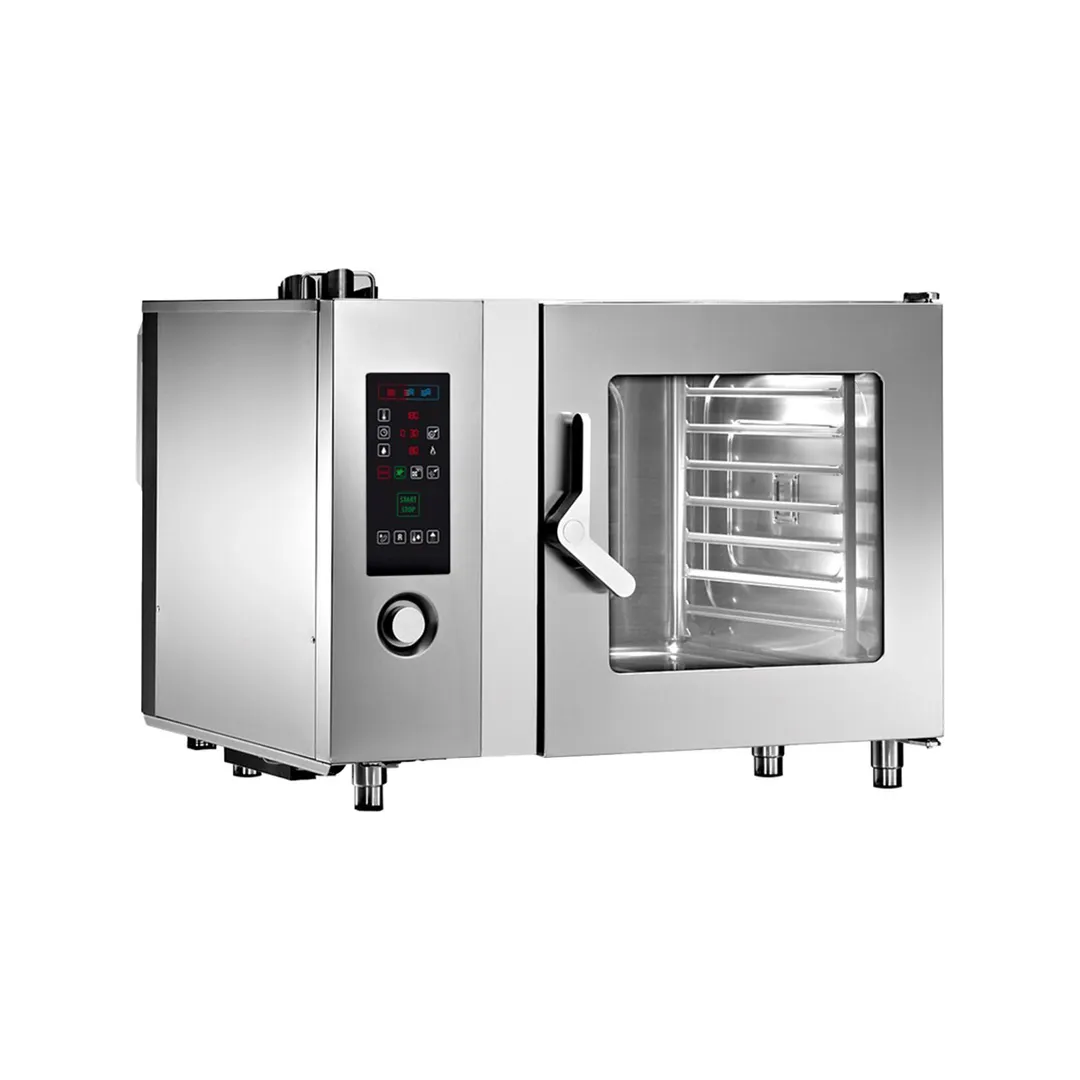 Angelo PO FX82E2 Full Size 8 Pan Electric Combi Oven w/ Programmable Controls, Boilerless