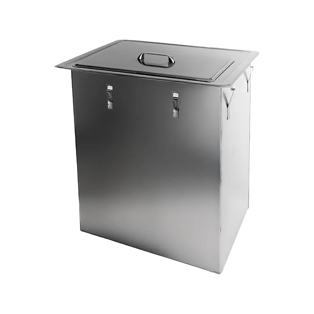 Delfield 203 20" Drop-In Ice Bin with Cover, 90 lbs. Capacity/ without Cold Plate -Stainless Steel