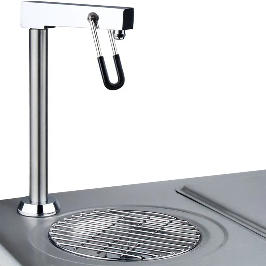Delfield 204 Drop-in Water Station with Ice Bin, 45 lb Capacity, Glass Filler