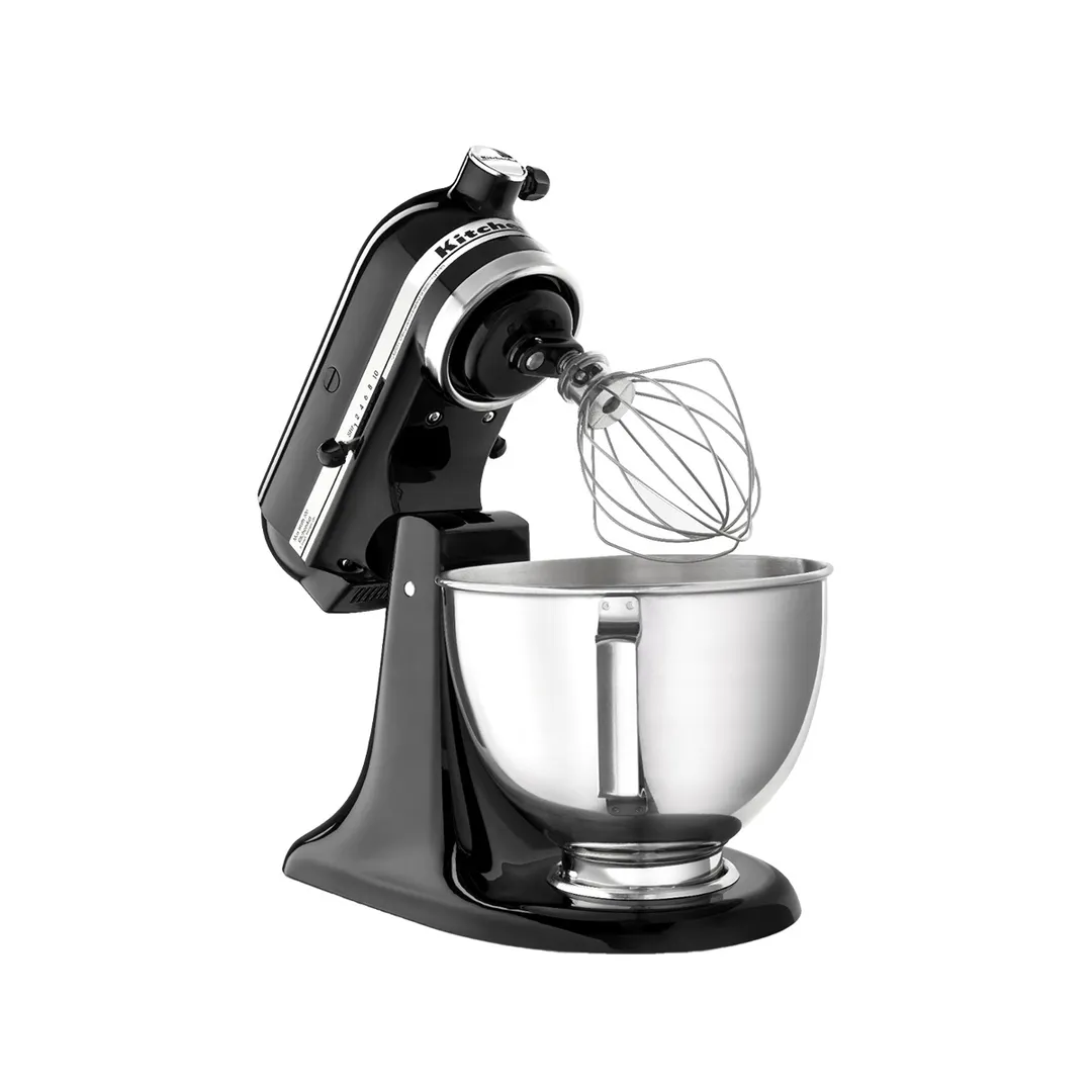KitchenAid KSM85PBOB 4.5-qt Tilt-Head Stand Mixer, 10-Speed, Onyx Black 