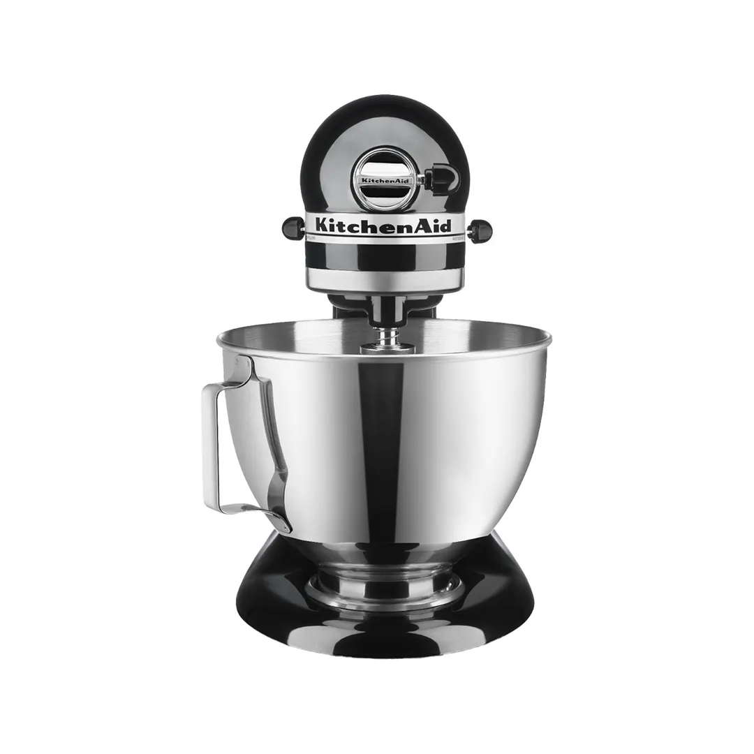 KitchenAid KSM85PBOB 4.5-qt Tilt-Head Stand Mixer, 10-Speed, Onyx Black 