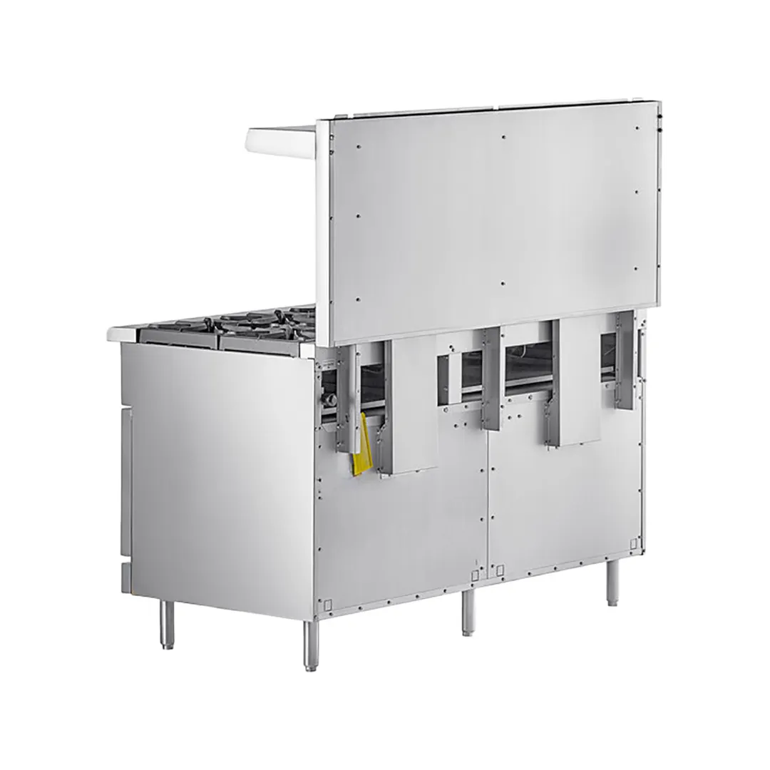 Wolf WX60-10BN 60" Natural Gas Restaurant Range w/ (10) Open Burners, (2) Standard Ovens, 340.000 BTU