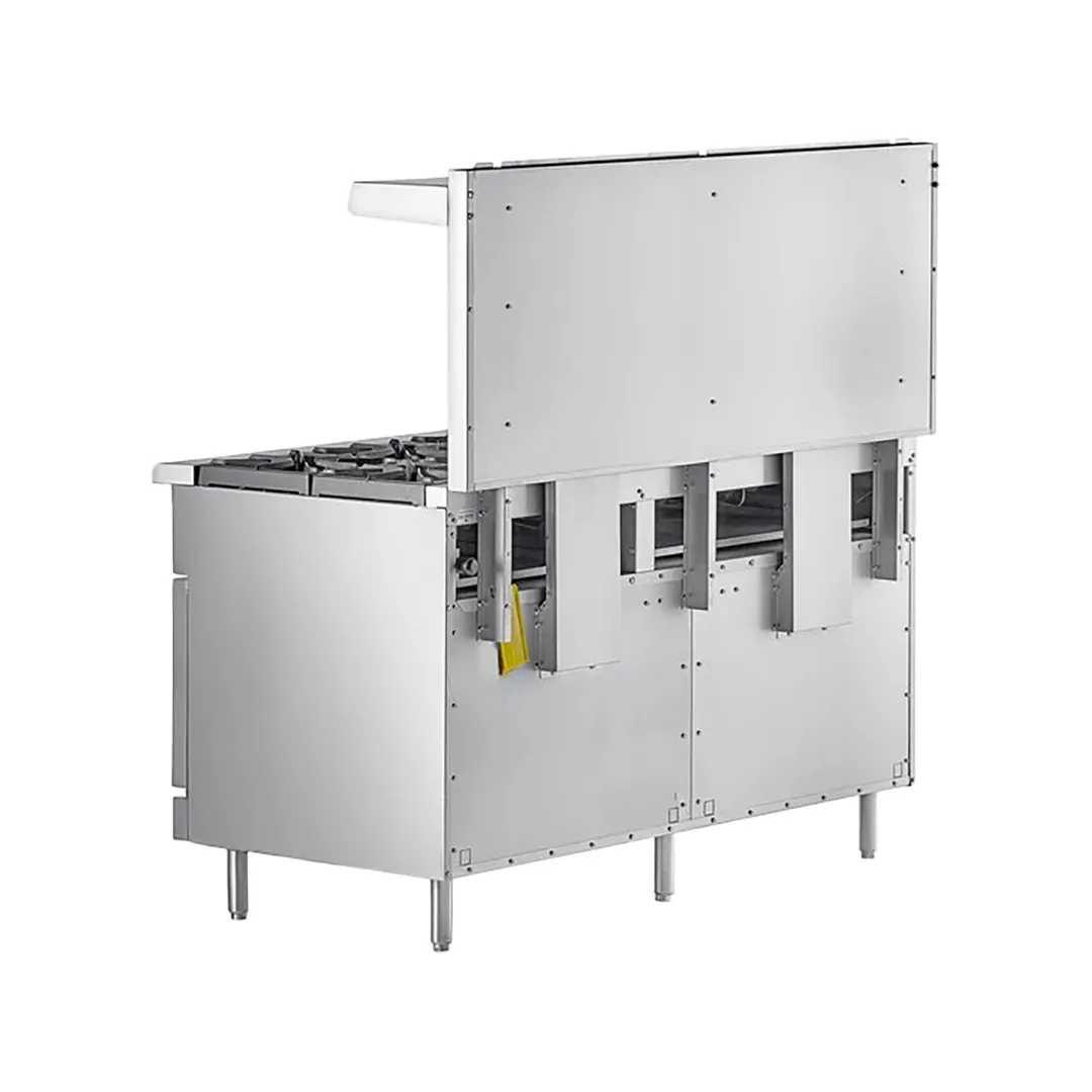 Wolf WX60-10BP 60" LP Gas Restaurant Range w/ (10) Open Burners, (2) Standard Ovens, 340.000 BTU
