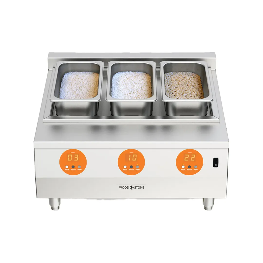 Wood Stone WS-GRC-60 Commercial Gas Rice Cooker/Warmer, 60 Cups, 33.000 BTU