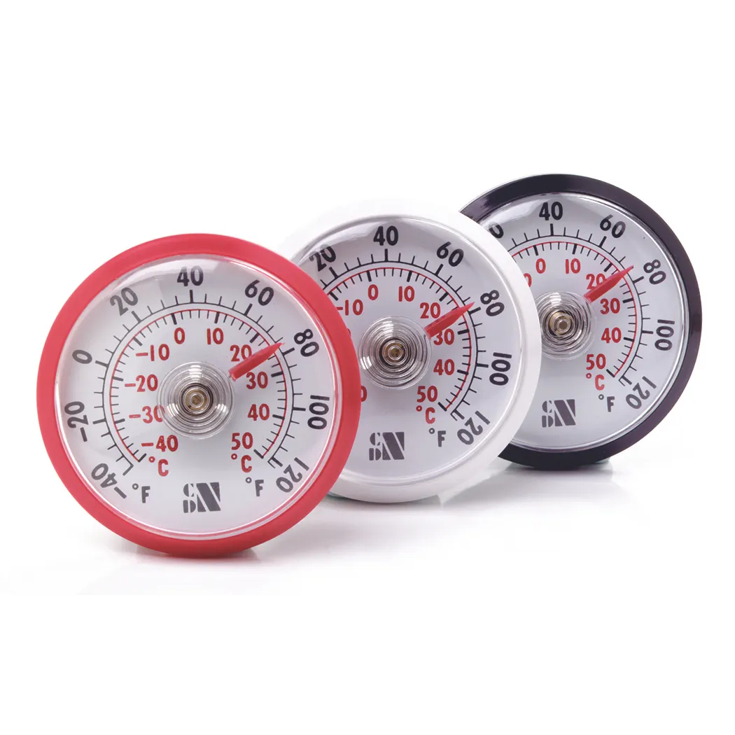 CDN AT120 Air Thermometer, -40 to +120°F, 1-3/4" Dial, Shatterproof ABS, Magnet/Adhesive - Box