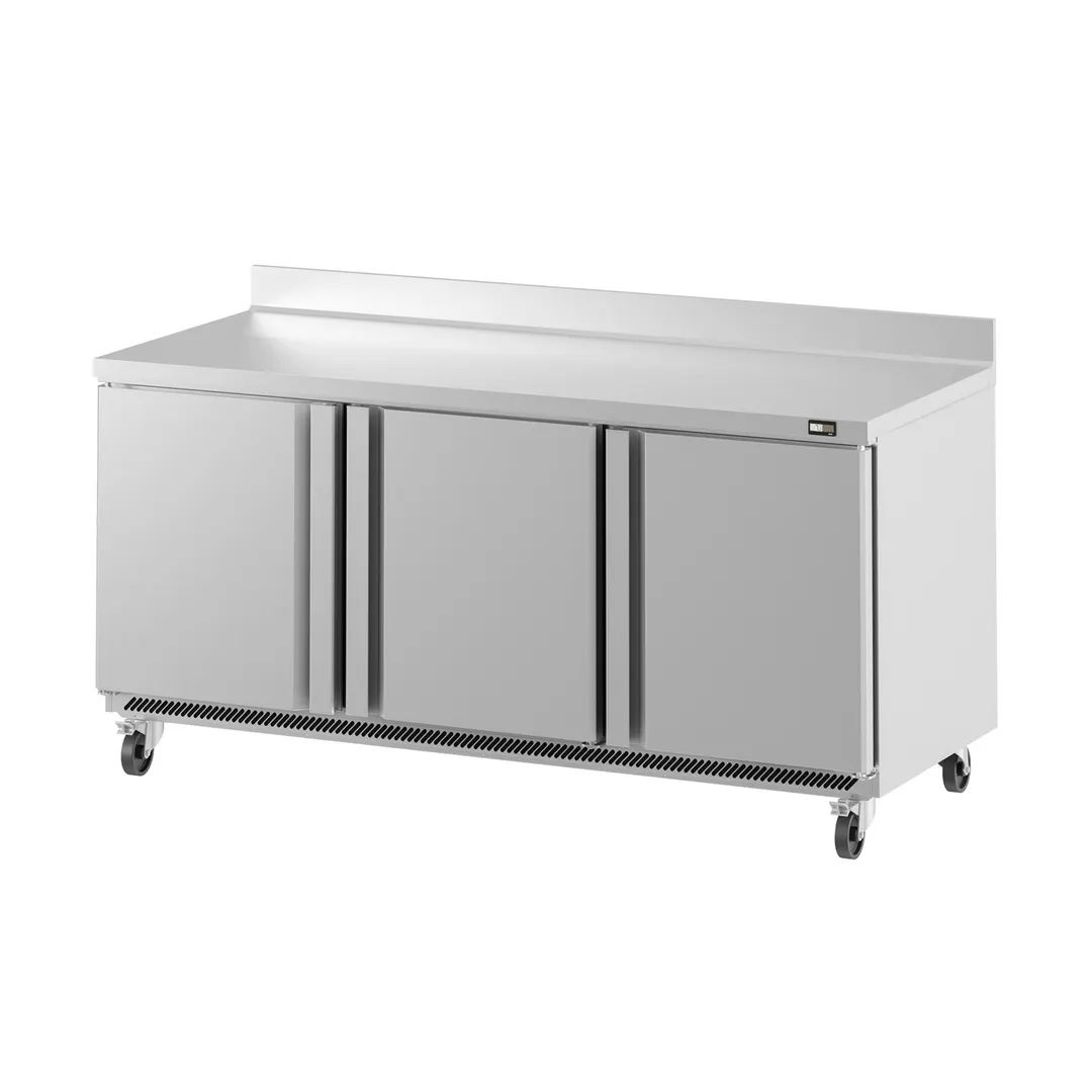 Infrico USA IUC-UC72RW 73" Three Section WorkTop Refrigerator, 121.0 cu. ft.