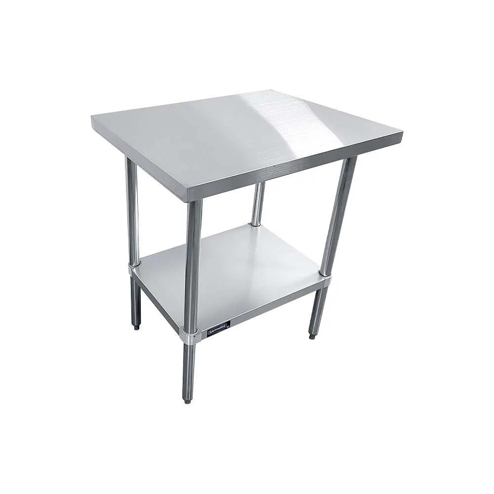 Sapphire Manufacturing SMTE-3024G 24" Open Base Work Table, Galvanized Base / Flat Top