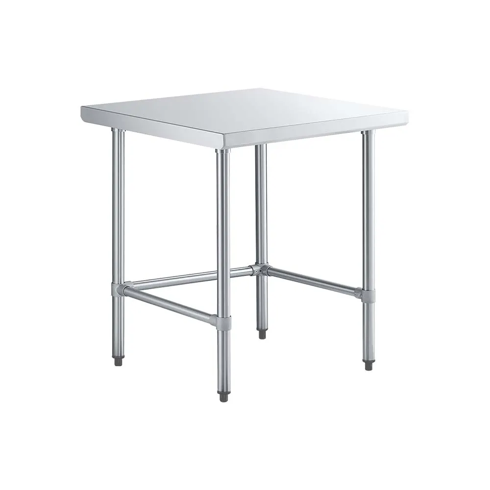 Sapphire Manufacturing SMTEO-1424G 24" Open Base Work Table, Galvanized Base / Flat Top