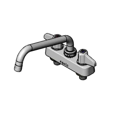 T&S Brass 5F-4CLX08 Equip Workboard Faucet, Deck Mount, 8" Swing Nozzle