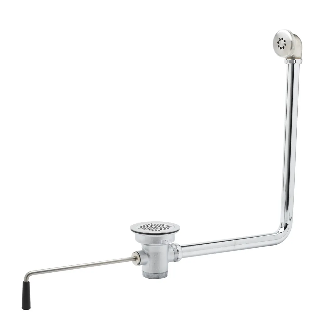 T&S Brass B-3952-01 Waste Valve, Twist Handle, 3-1/2" Sink Opening