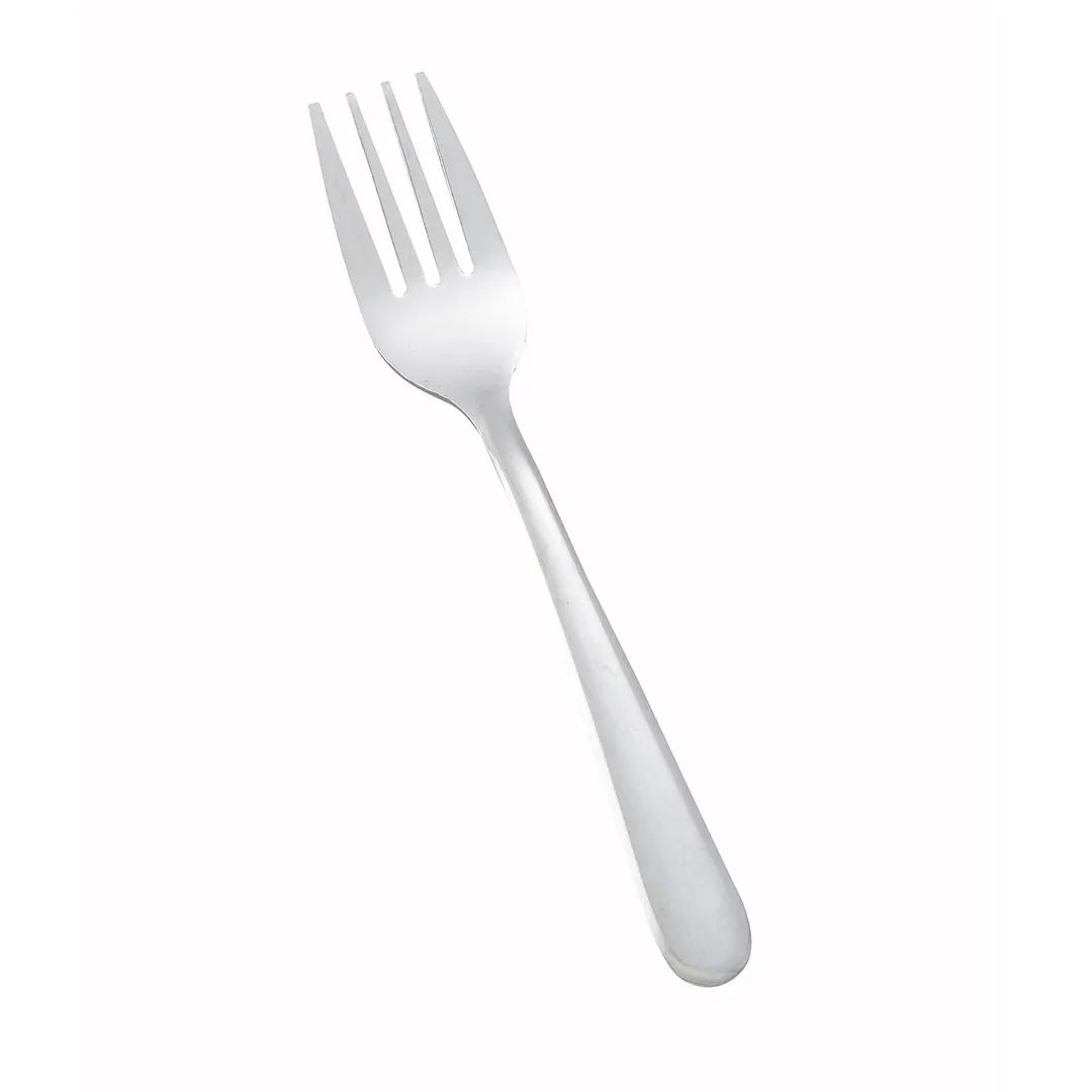 Winco 0002-06 Windsor Salad Fork, 6-1/4" 18/0 Stainless Steel, Vibro Finish - 1 Dozen