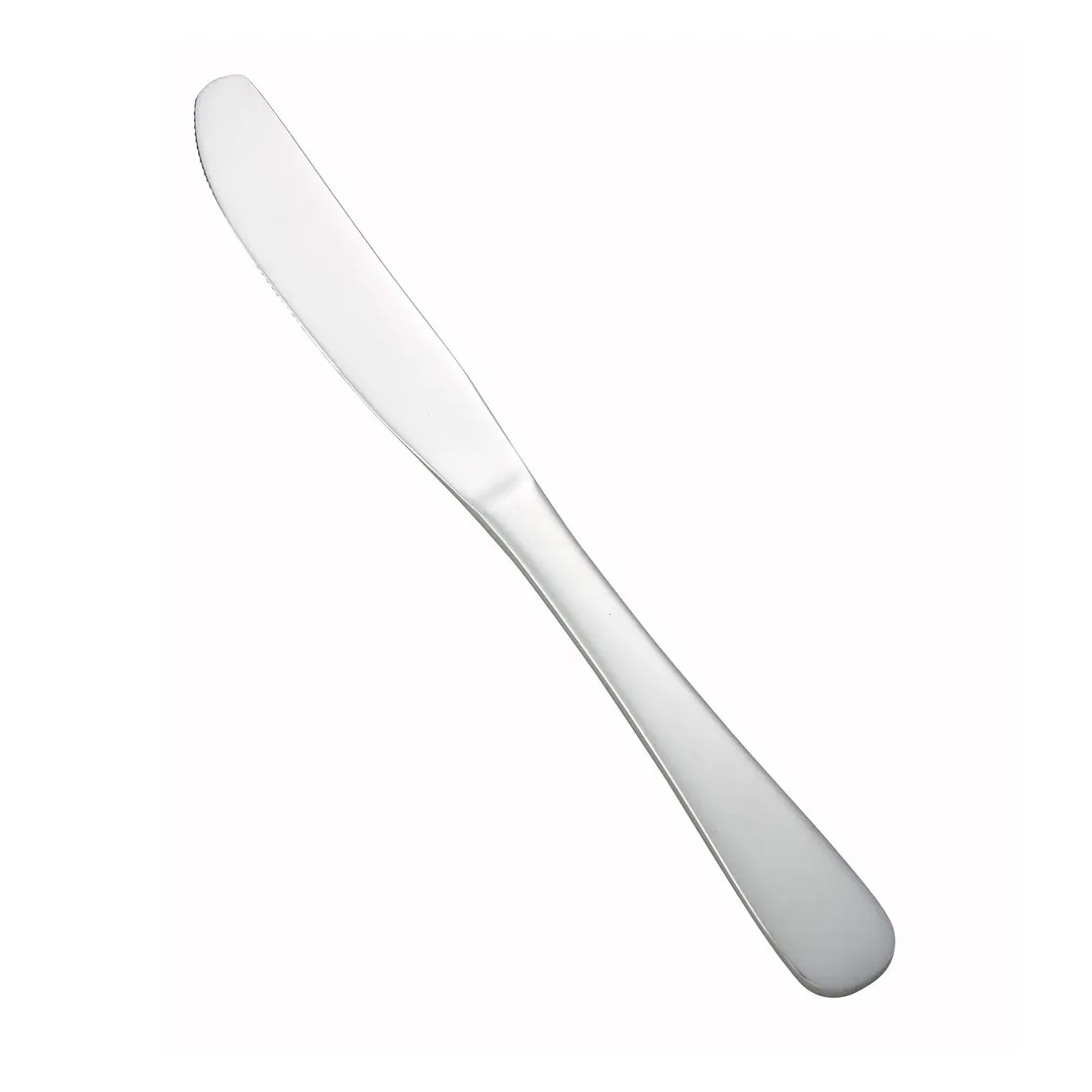 Winco 0026-08 Elite Dinner Knife, 8-5/8" Mirror Finish, 18/0 Stainless Steel, 8‑9" Blade - 1 Dozen