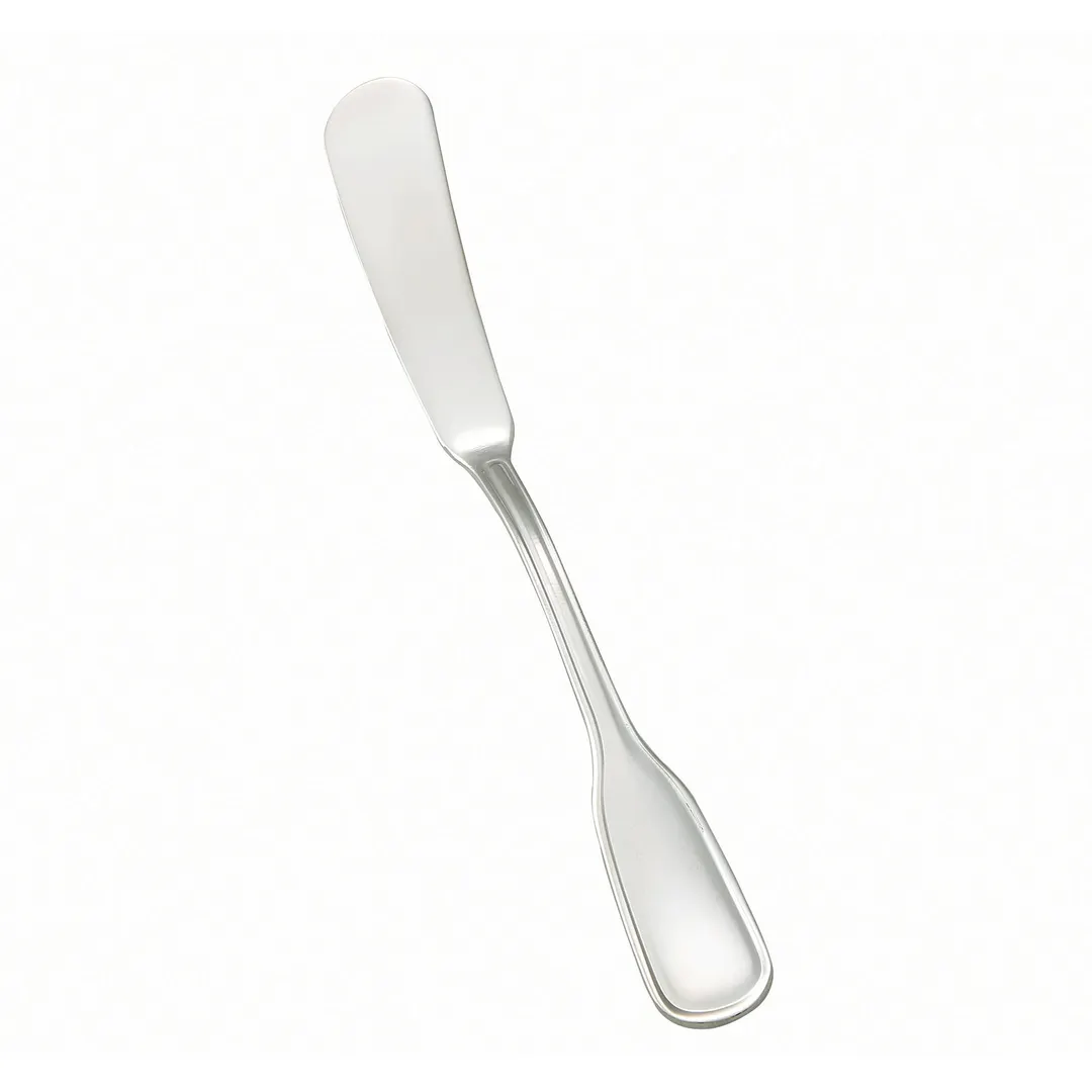 Winco 0033-12 - 7" Oxford Butter Spreader, Extra Heavy 18/8 Stainless Steel, Mirror Finish - 1 Dozen