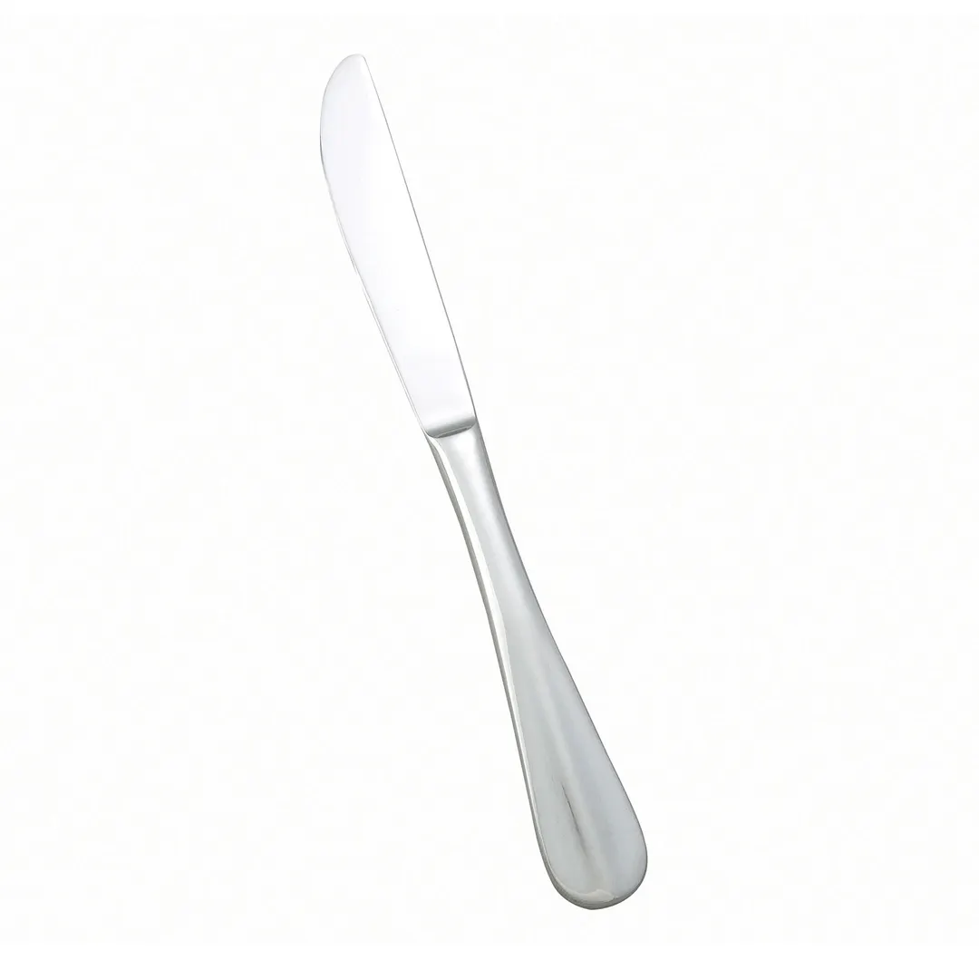 Winco 0034-08 Dinner Knife - 9" Heavy Stanford Pattern, 18/8 Stainless Steel - 1 Dozen