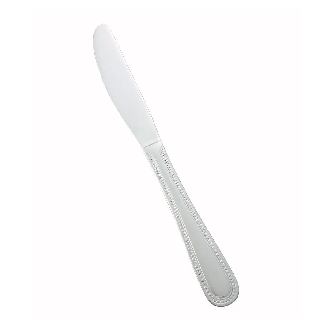 Winco 0036-16 8-3/8" Heavy Deluxe Pearl Salad Knife, 18/8 Stainless Steel Finish - 1 Dozen