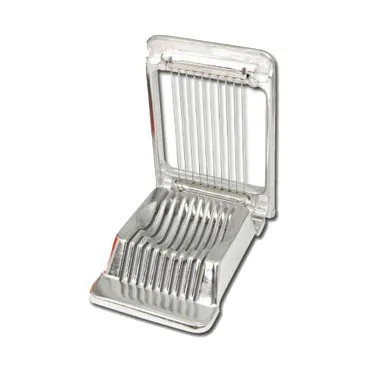 Winco AES-4 Aluminum Hinged Two-Way Egg Slicer with Stainless Steel Wires