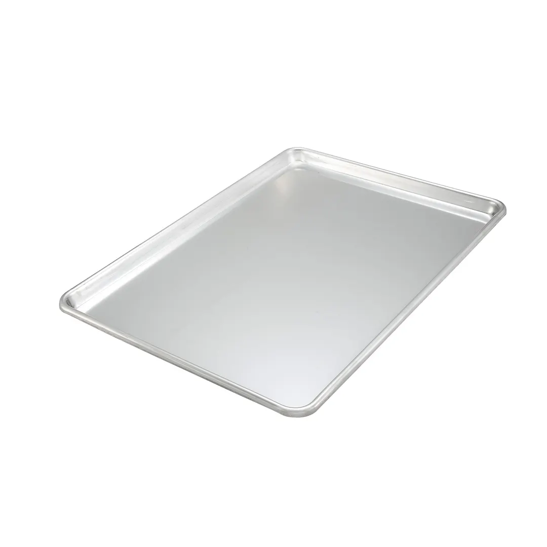 Winco ALXP-1200 Sheet Pan, Full Size, 26" X 18", Open Bead, 12 Gauge, 3003 Aluminum, NSF 