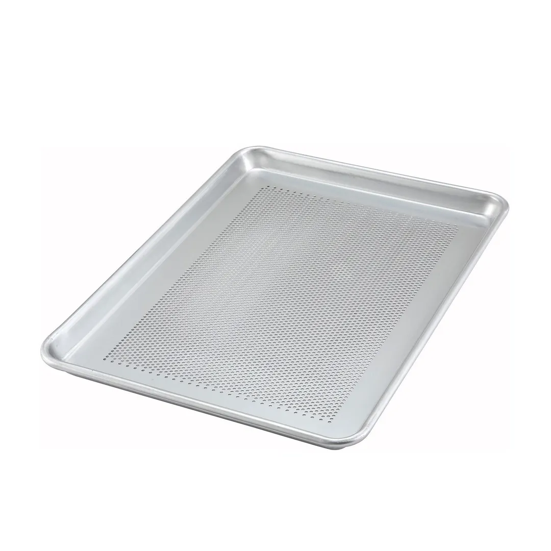 Winco ALXP-2618P Full Size Sheet Pan, 26" X 18", Perforated, 1/8" Dia. Holes, 16 Gauge