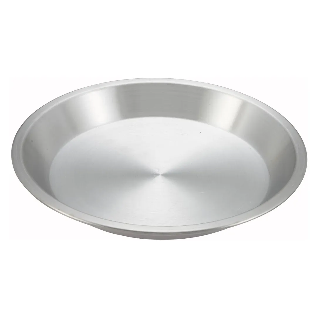 Winco APPL-11 Aluminum 11" x 1-1/2" Pie Plate - Round