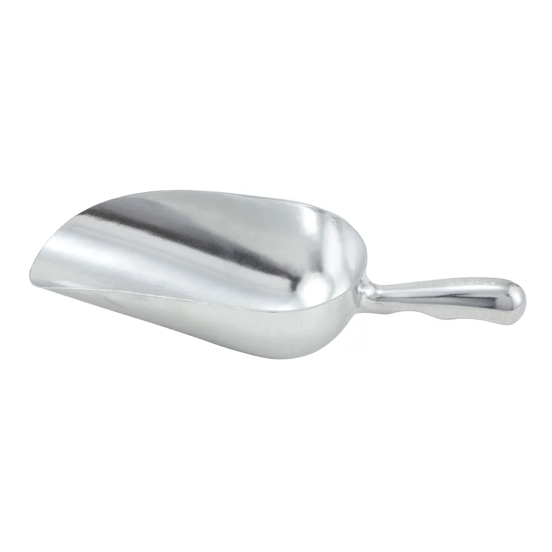 Winco AS-24 24 oz. Aluminum Scoop (hand wash only)