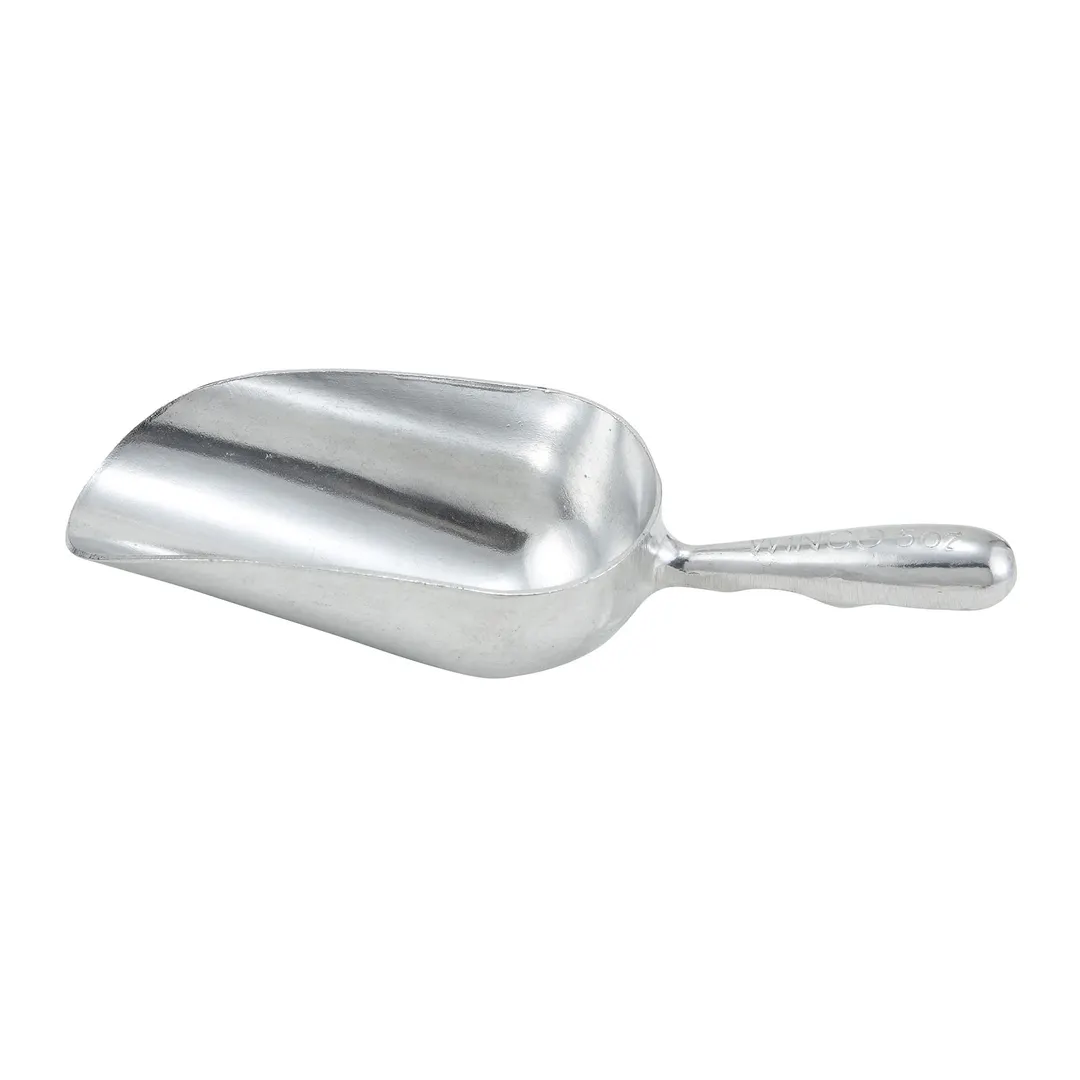 Winco AS-5 Aluminum 5 oz. Utility Scoop (hand wash only)