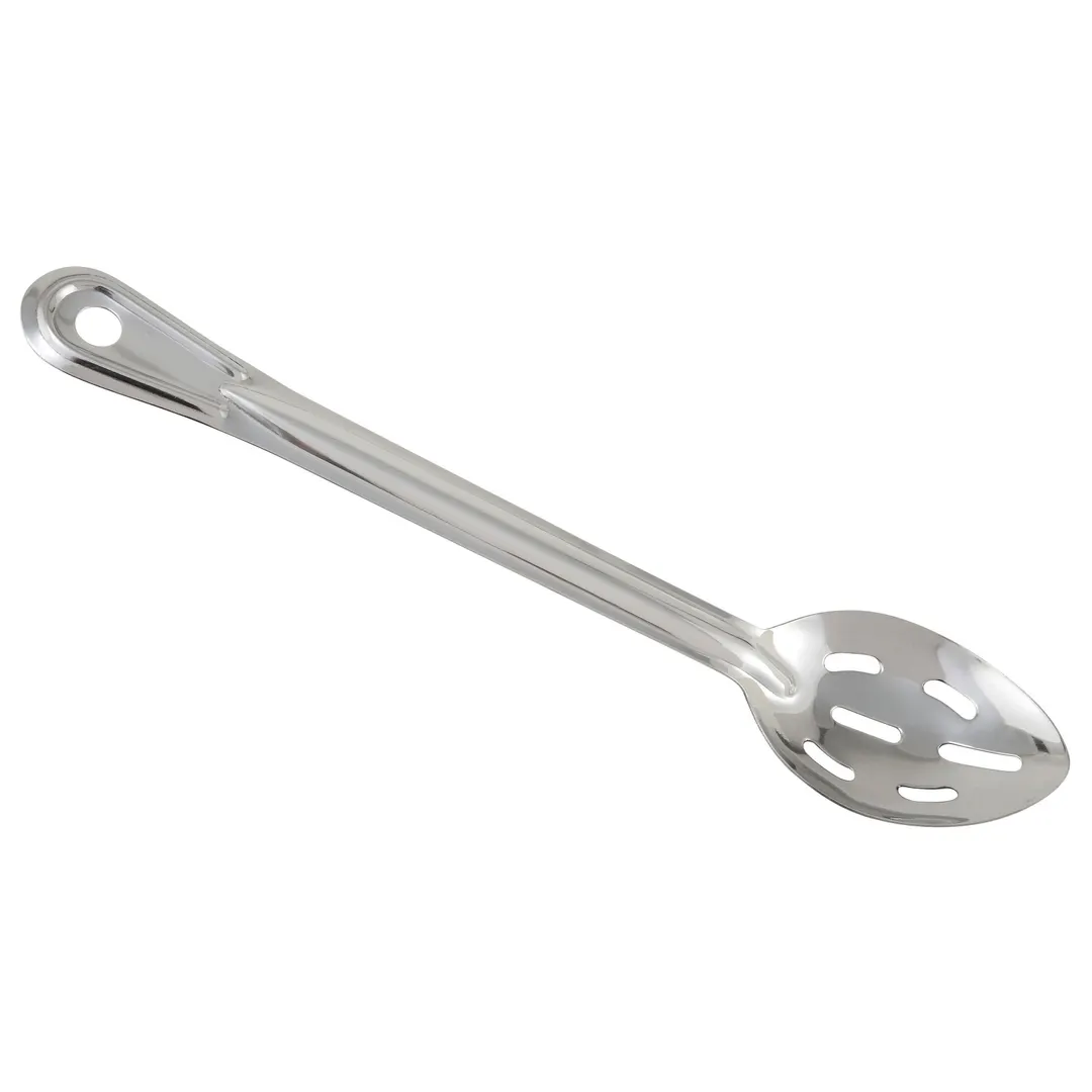 Winco BSSN-15 15" Stainless Steel Slotted Basting Spoon, One-Piece