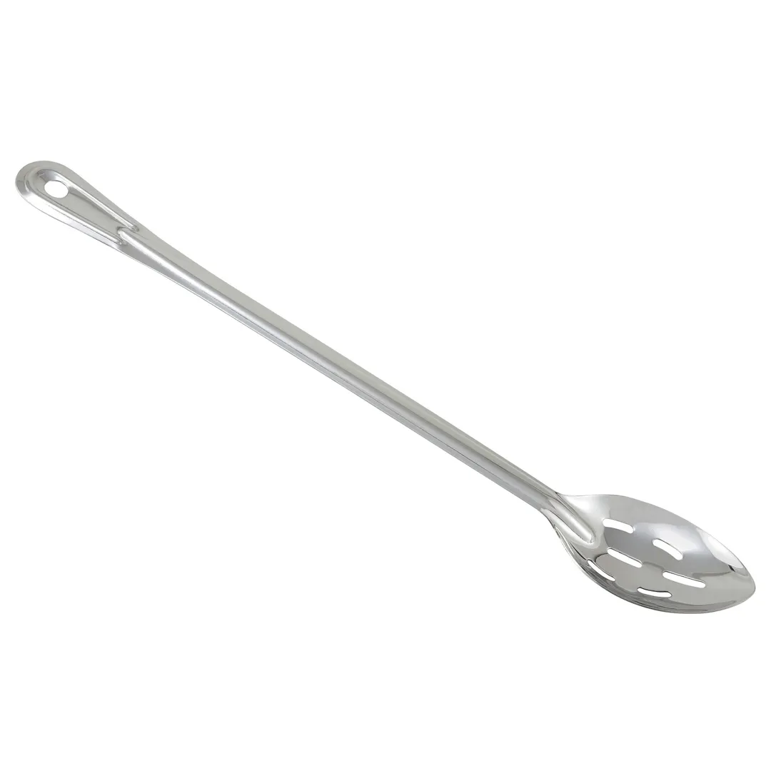 Winco BSSN-18 18" Stainless Steel Slotted Basting Spoon, One-Piece