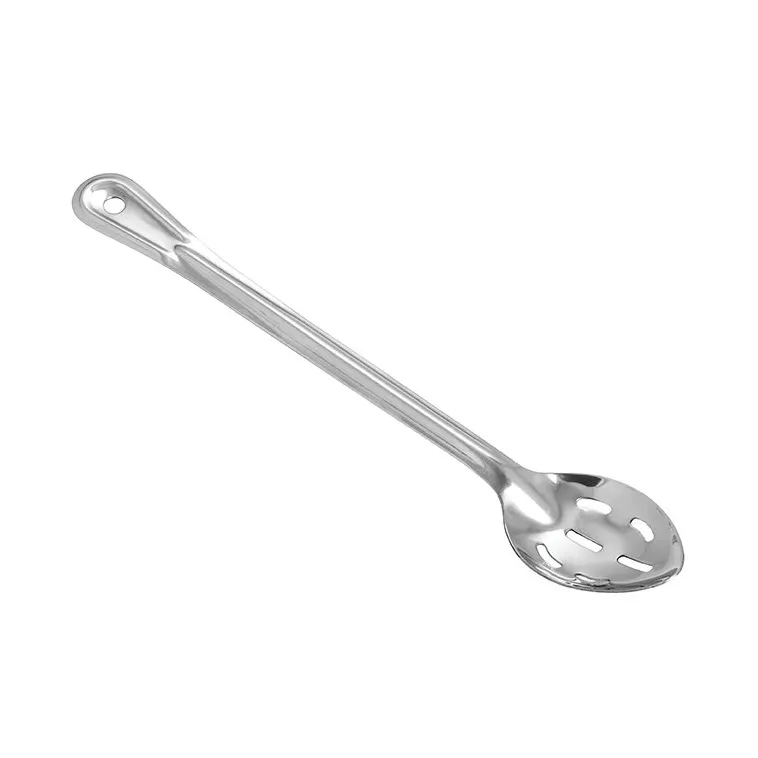 Winco BSST-15H 15" Slotted Basting Spoon with 1.5 Mm Stainless Steel