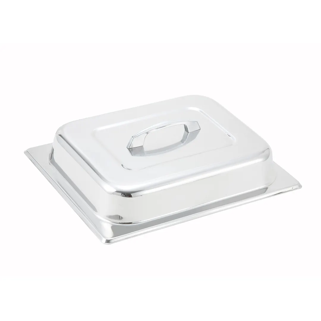Winco C-DCH Dome Cover, 1/2 Size, with Handle, Stainless Steel