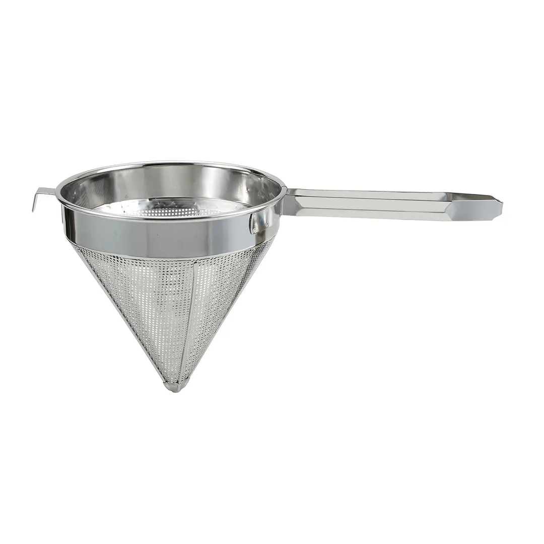 Winco CCS-10C 10" Coarse China Cap Strainer, Welded Handle