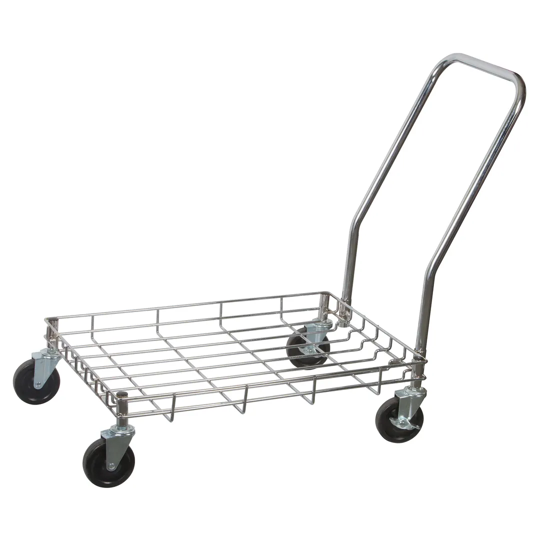 Winco DWR-2617 Wire Construction Dough Box Dolly with Handle