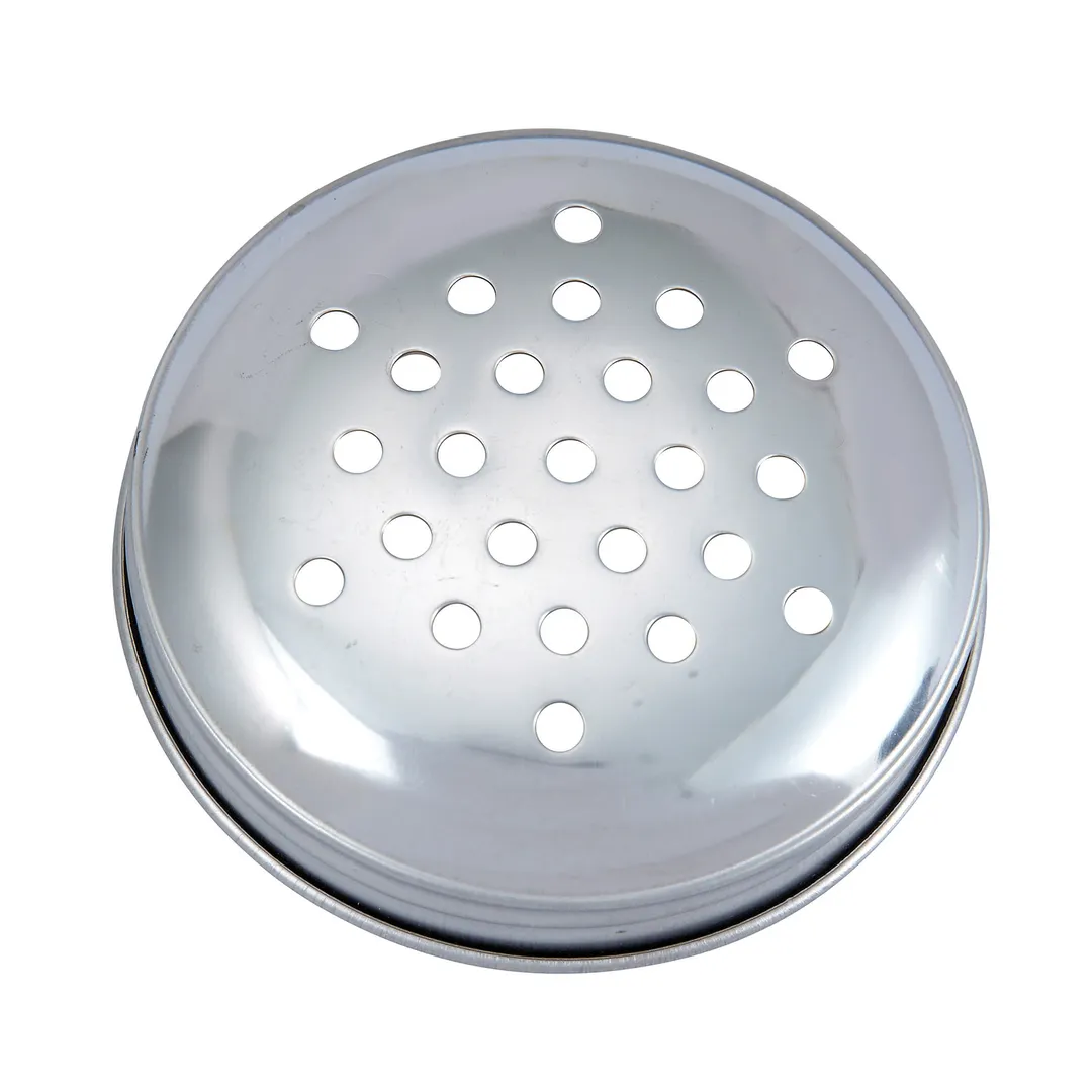 Winco G-103C Cheese and Spice Shaker with Perforated Stainless Steel Top, Fits G-103 Model - 1 Dozen