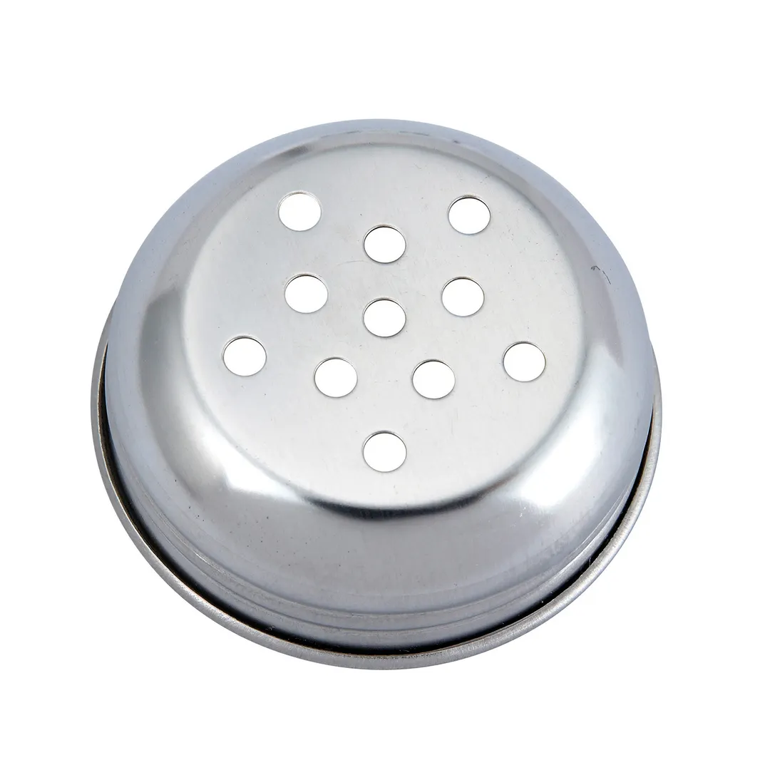 Winco G-107C Cheese Shaker Top with Holes, Chrome-Plated Finish, Size for G-107, Metal - 1 Dozen