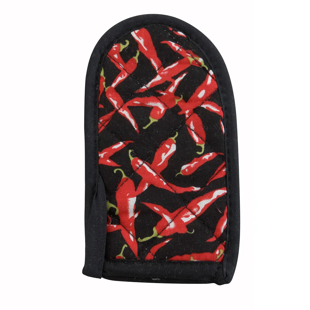 Winco HDH-6C Pan Handle Cover 6-1/2" x 3-1/2" Chili Pepper Cotton Sleeve Heat‑Resist 250°F - 1 Dozen